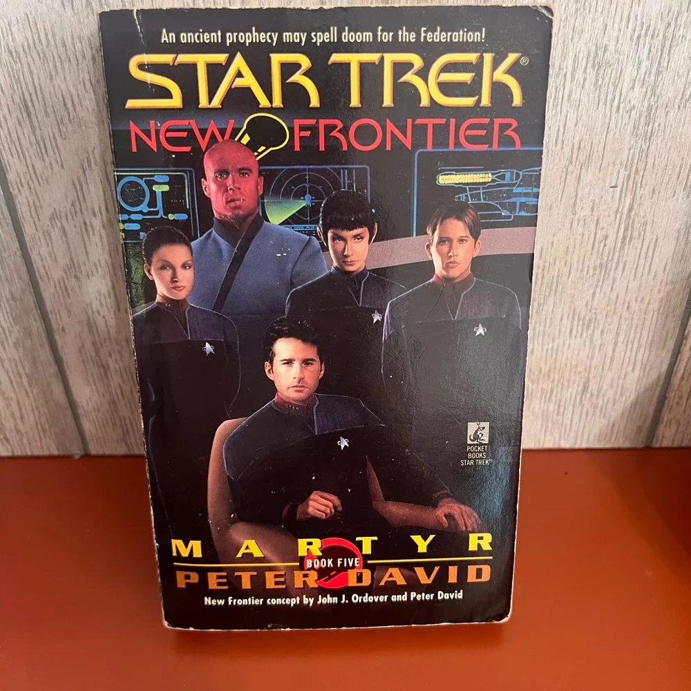 Star Trek New Frontier Martyr Book‎ 5 Peter David 1st Printing Paperback 1998